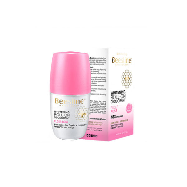 BEESLINE NATURAL WHITENING ROLL ON ELDER ROSE